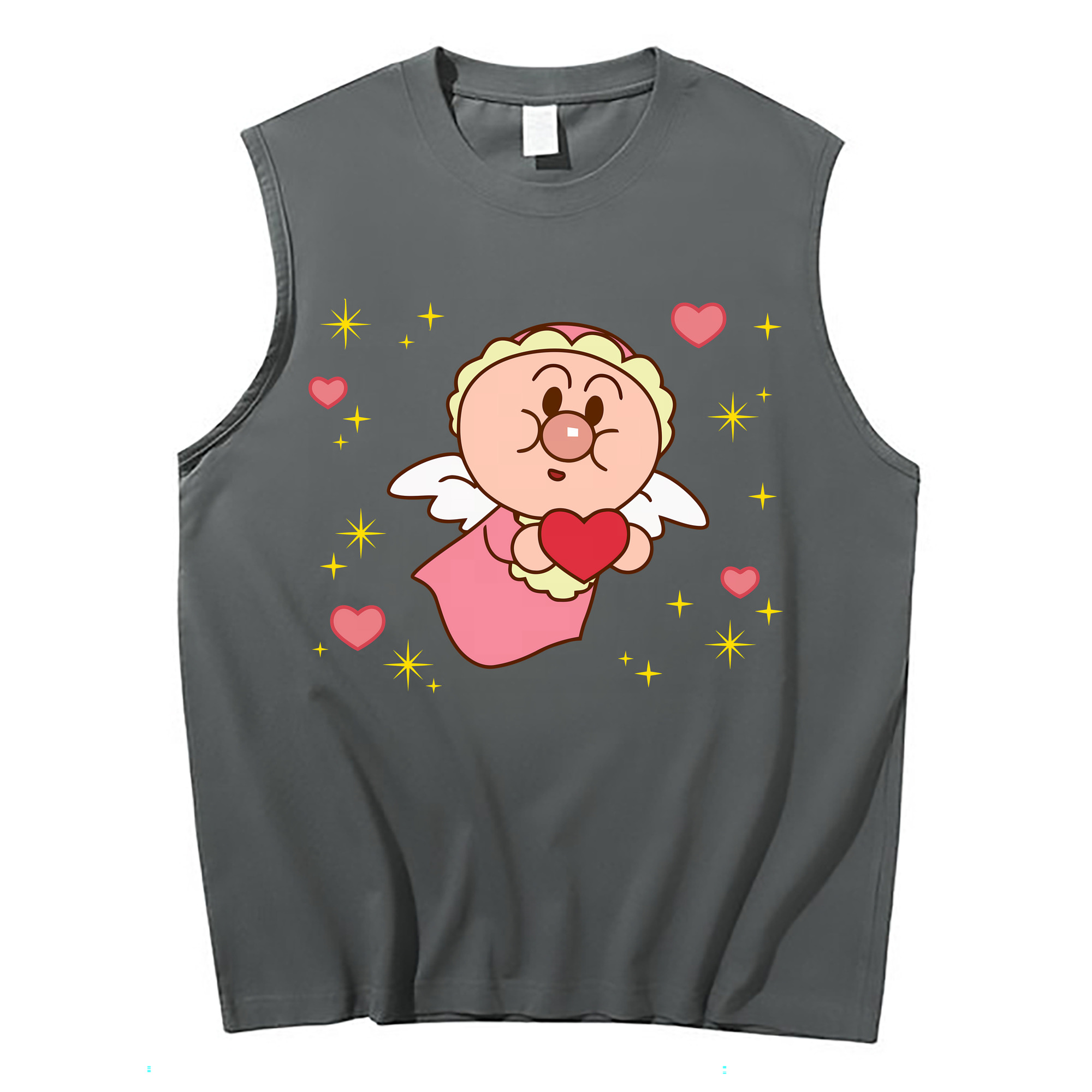 （画像用） アンパンマン Anpanman コットン100％タンクトップ（フロントプリント）